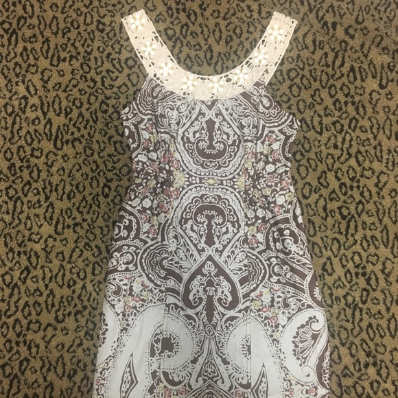 FREE PEOPLE Floral & Paisley Mini Size 0 EUC - Picture 1 of 7